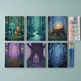 Forest Elf Glow - Mini Painting by numbers Set of 6