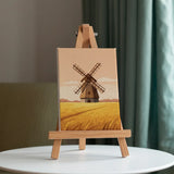 Golden Harvest Fields - Mini Painting by numbers Set of 6