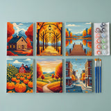 Harvest Shades - Mal efter tal Mini sæt med 6