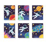 Little Astronauts - Mini Painting by numbers Set of 6