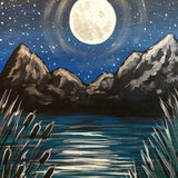 Painting by numbers Magic Moon in the Sky