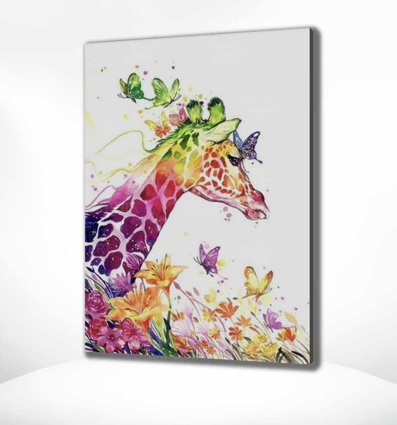 Malen-nach-Zahlen-Bunte-Giraffe