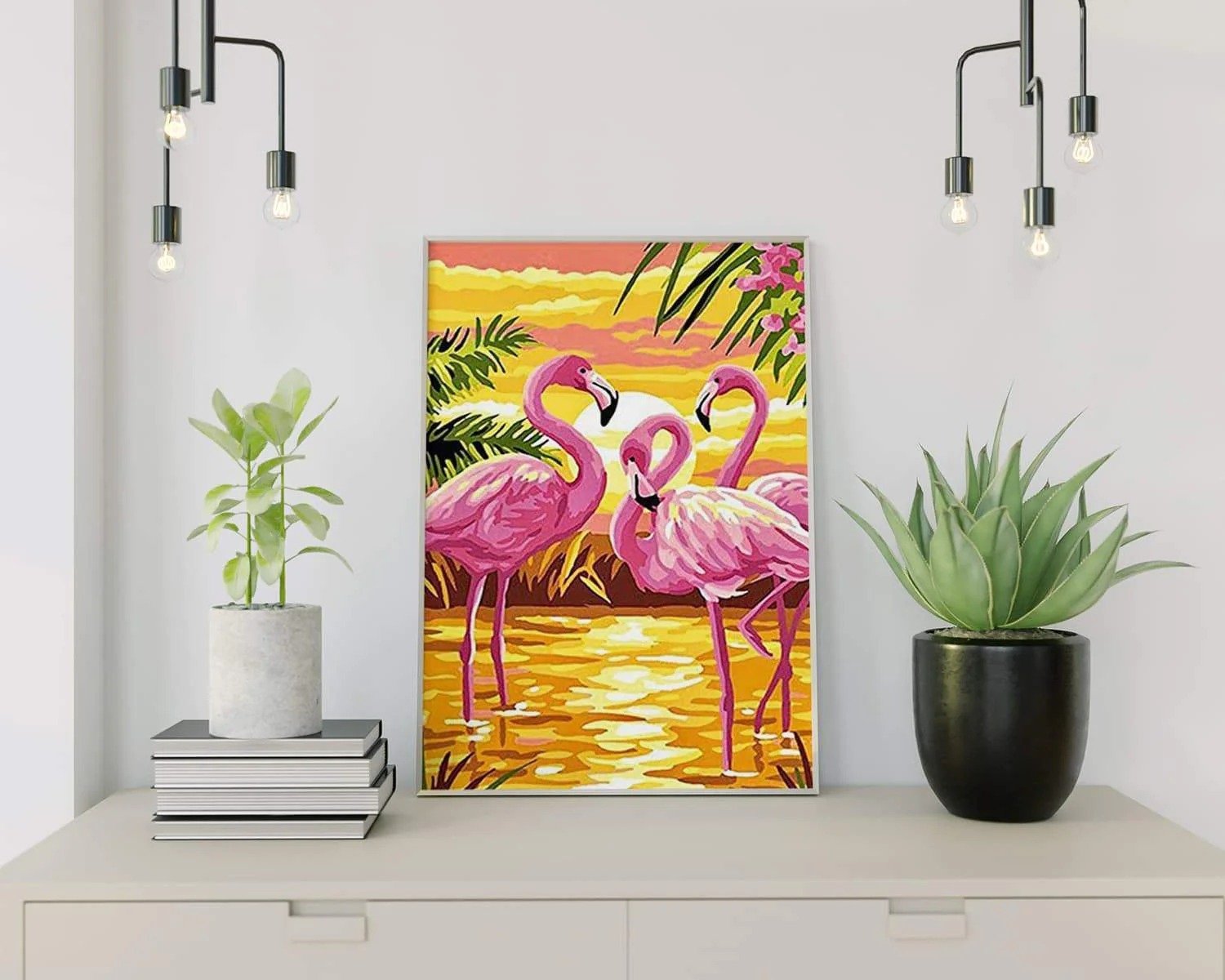 Malen-nach-Zahlen-Flamingo-Sonne (1)