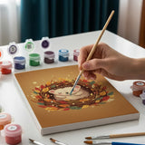 Moonlit Forest Friends - Mini Painting by numbers Set of 6