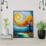 Pintar por números Árbol en Estilo Artístico