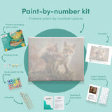 Malen nach Zahlen 3 Füchse