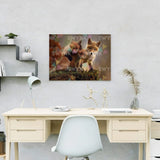 Malen nach Zahlen 3 Füchse