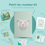 Painting by numbers Bear Polygon