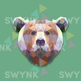 Painting by numbers Bear Polygon