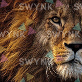 Painting by numbers Beautiful Lion