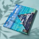 Painting by numbers Bridge at the sea