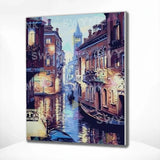 Painting by numbers Canal