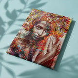 Painting by numbers Colourful Woman Abstract