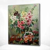 Painting by numbers Colourful Flowers