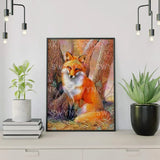 Painting by numbers Fox in Anger