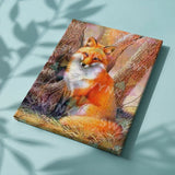 Painting by numbers Fox in Anger