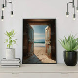 Painting by numbers Door to an Idyllic Beach