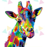 Painting by numbers Giraffe