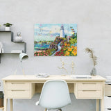 Painting by numbers Lighthouse with birds