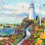 Painting by numbers Lighthouse with birds