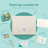 Painting by numbers Rabbit with heart