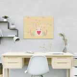 Painting by numbers Rabbit with heart