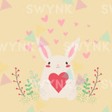 Painting by numbers Rabbit with heart