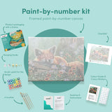 Painting by numbers Sleeping Fox