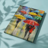 Pintar por números Paraguas Abstracto