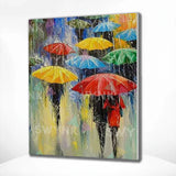 Pintar por números Paraguas Abstracto