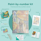 Pintar por números Ciudad artística llena de atmósfera