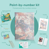 Painting by numbers Colourful Woman