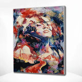 Painting by numbers Colourful Woman