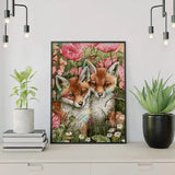 Malowanie po numerach 2 liski