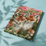 Malowanie po numerach 2 liski