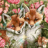 Malowanie po numerach 2 liski