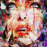 Pintar por números Mujer abstracta