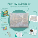 Paint by numbers Amsterdam Kanaler