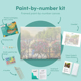 Schilderen op nummer Amsterdam en Bloemen