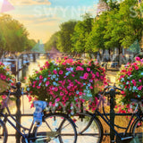 Schilderen op nummer Amsterdam en Bloemen