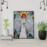Painting by numbers Angel