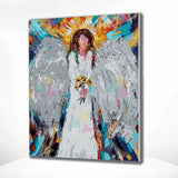 Painting by numbers Angel
