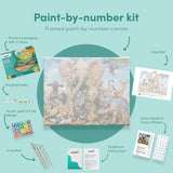 Schilderen op nummer Dierensafari