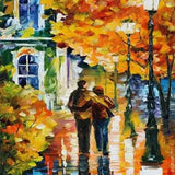 Malen nach Zahlen Künstlerische Stadt voller Atmosphäre