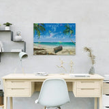 Painting by numbers Beach with Boat and Sea