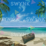 Painting by numbers Beach with Boat and Sea