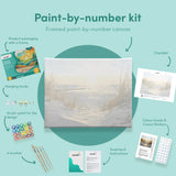 Painting by numbers Beach with Sun