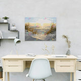 Painting by numbers Beach with Sun