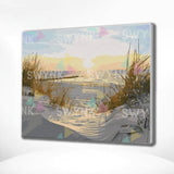 Painting by numbers Beach with Sun