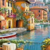 Painting by numbers Beautiful City